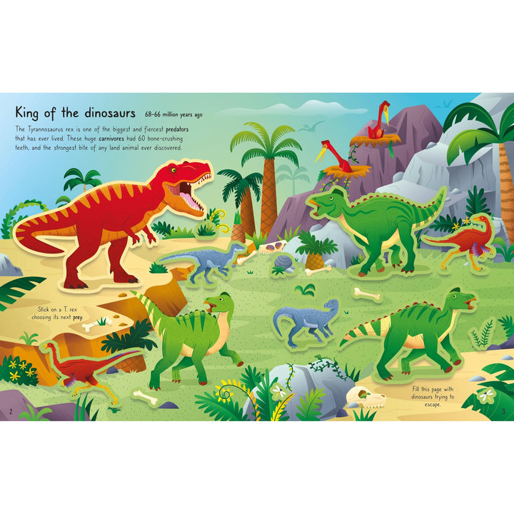 Usborne First Sticker Book: T-Rex