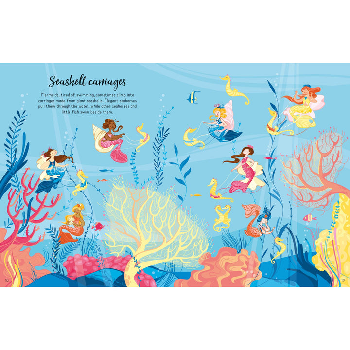 Usborne Mermaids Sparkly Sticker Book