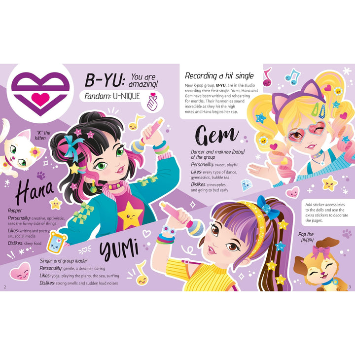 Sticker Dolly Dressing K-Pop