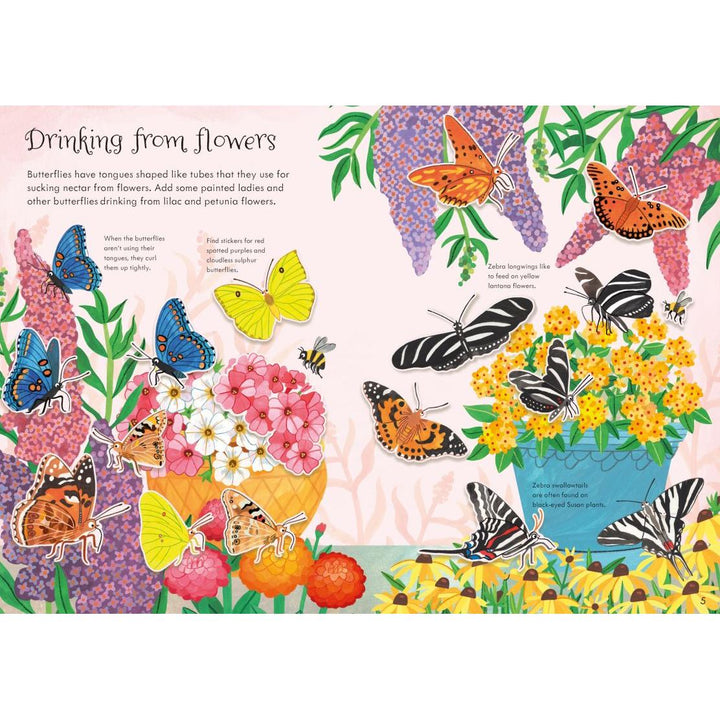 Usborne Little First Stickers: Butterflies