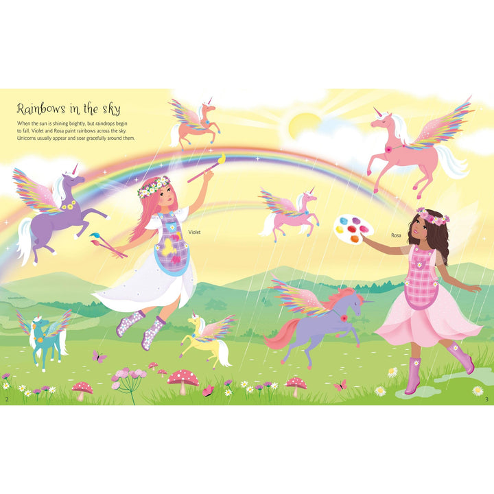 Usborne Sticker Dolly Dressing: Unicorns & Mermaids