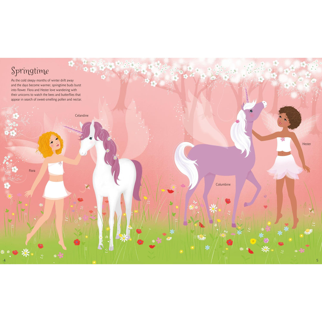 Usborne Sticker Dolly Dressing: Unicorns & Mermaids