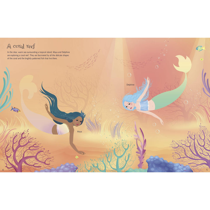 Usborne Sticker Dolly Dressing: Unicorns & Mermaids