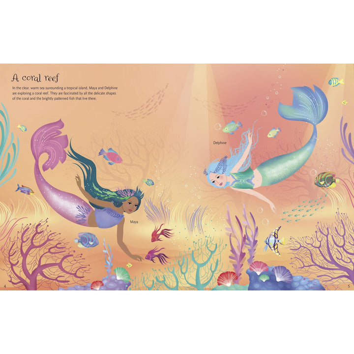 Usborne Sticker Dolly Dressing: Unicorns & Mermaids