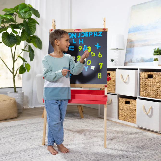 Melissa & Doug Deluxe Magnetic Standing Art Easel
