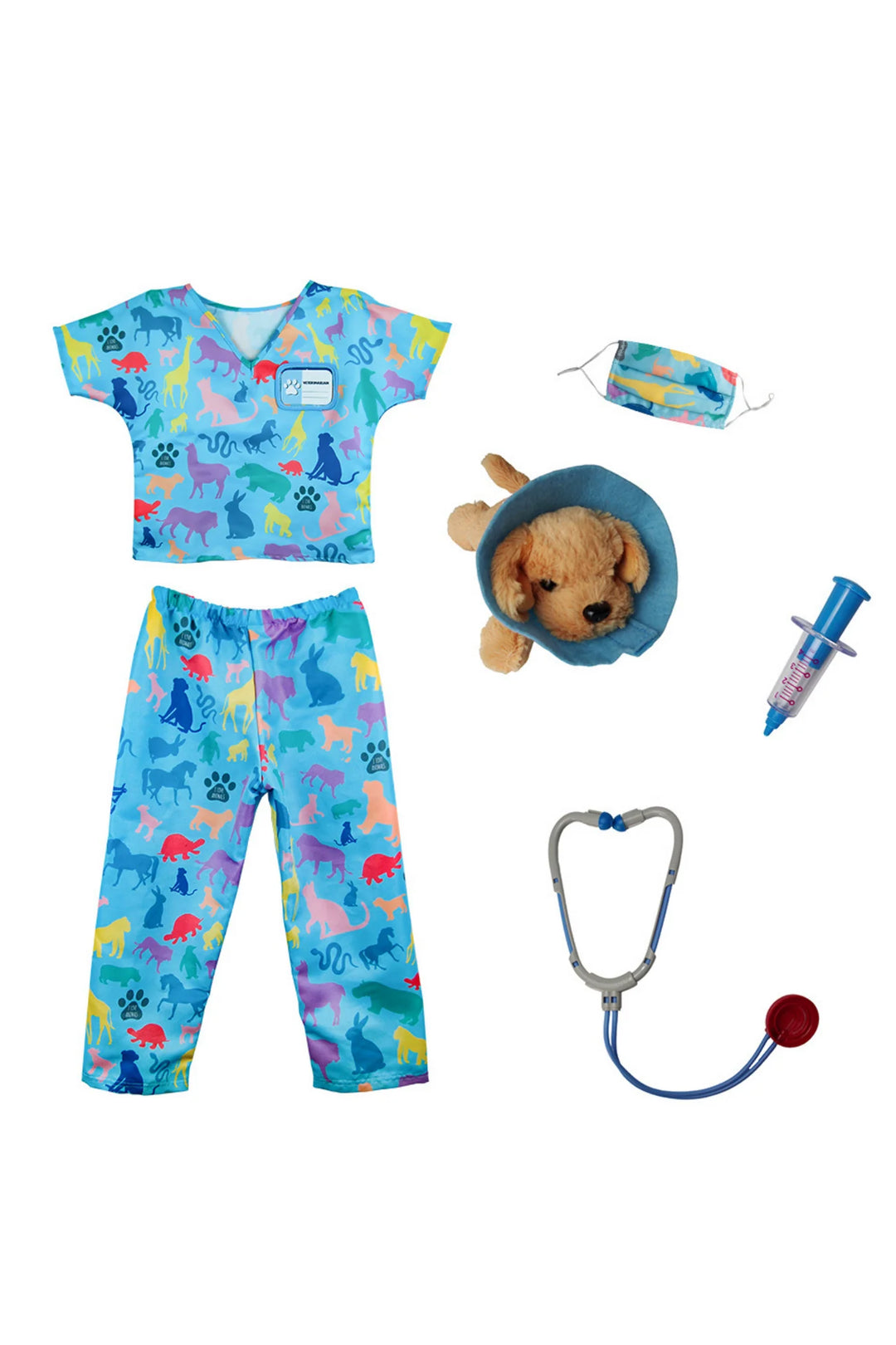 Great Pretenders Veterinarian Dress-Up Set with Accessories (Size 5/6)