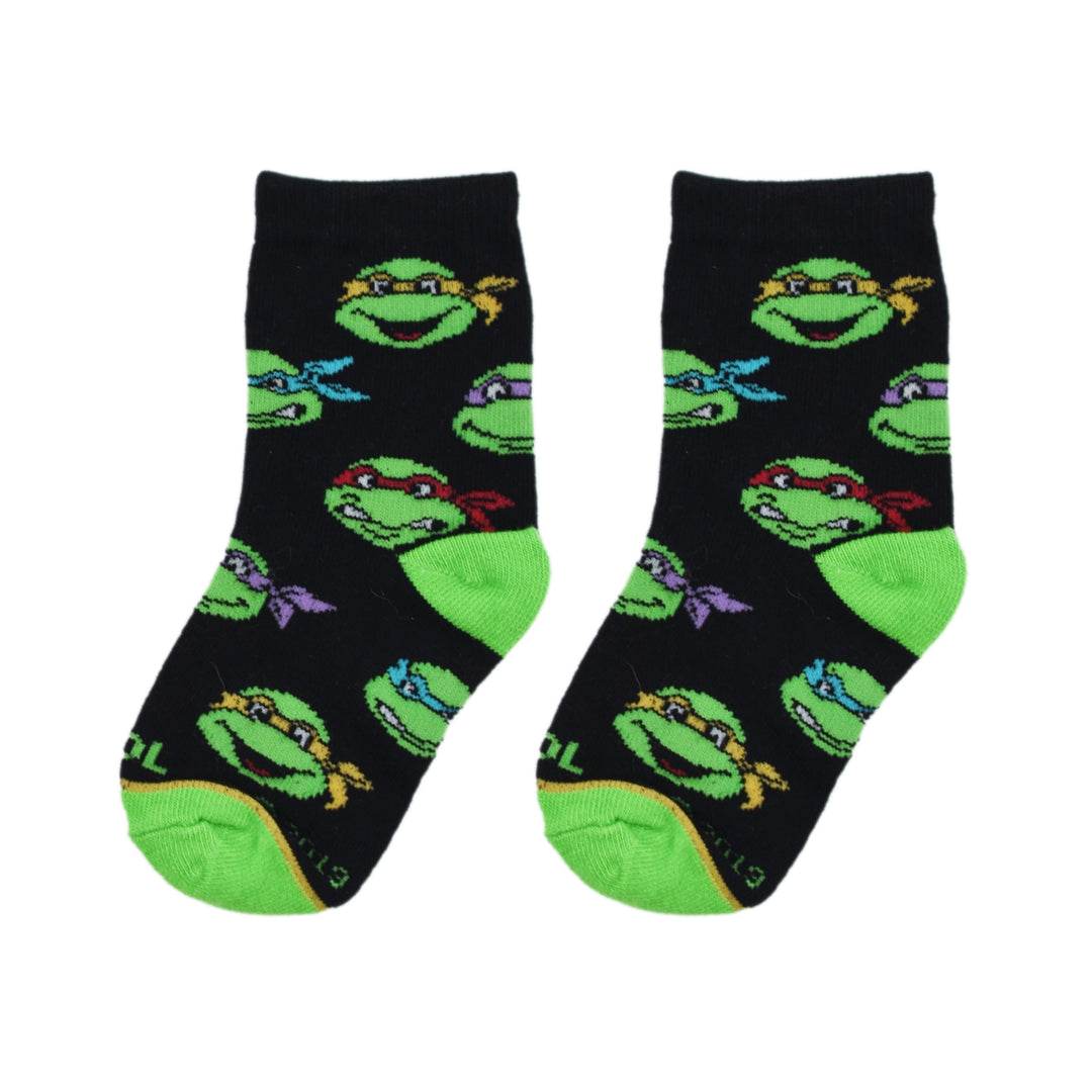 Cool Socks Kids TMNT Heads Socks