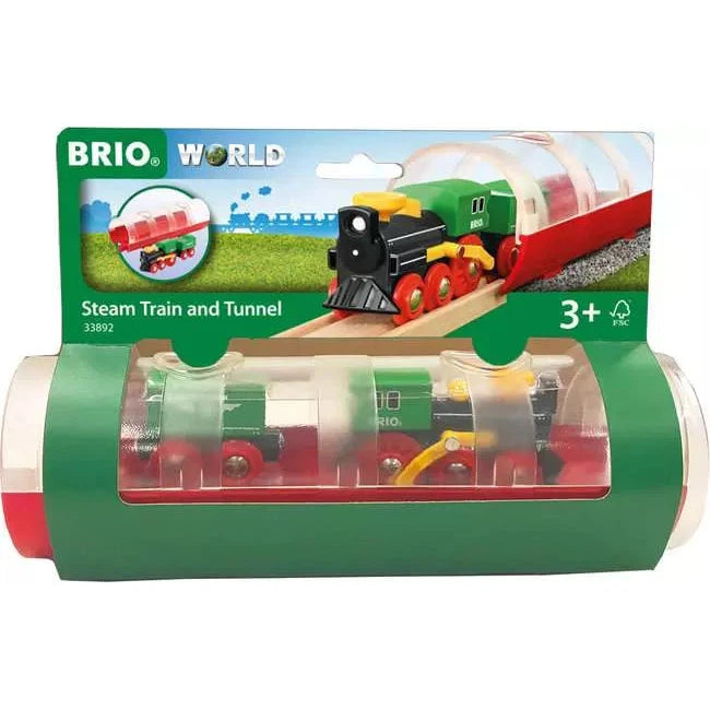 BRIO World Steam Train & Tunnel (33892)