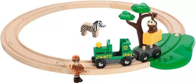 BRIO World Train Set Safari Railway Set