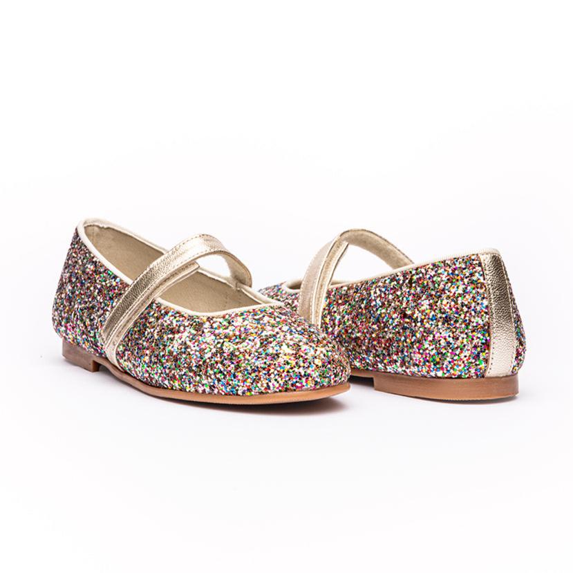 Stella Mary Jane Shoes Multi Glitter (Toddler/Little Kid/Big Kid) (ONLINE ONLY)