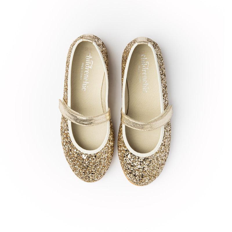Stella Mary Jane Shoes Gold Glitter (Toddler/Little Kid/Big Kid) ( Online Only )