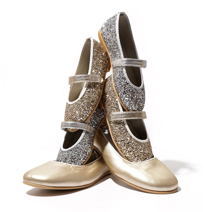 Stella Mary Jane Shoes Gold Glitter (Toddler/Little Kid/Big Kid) ( Online Only )