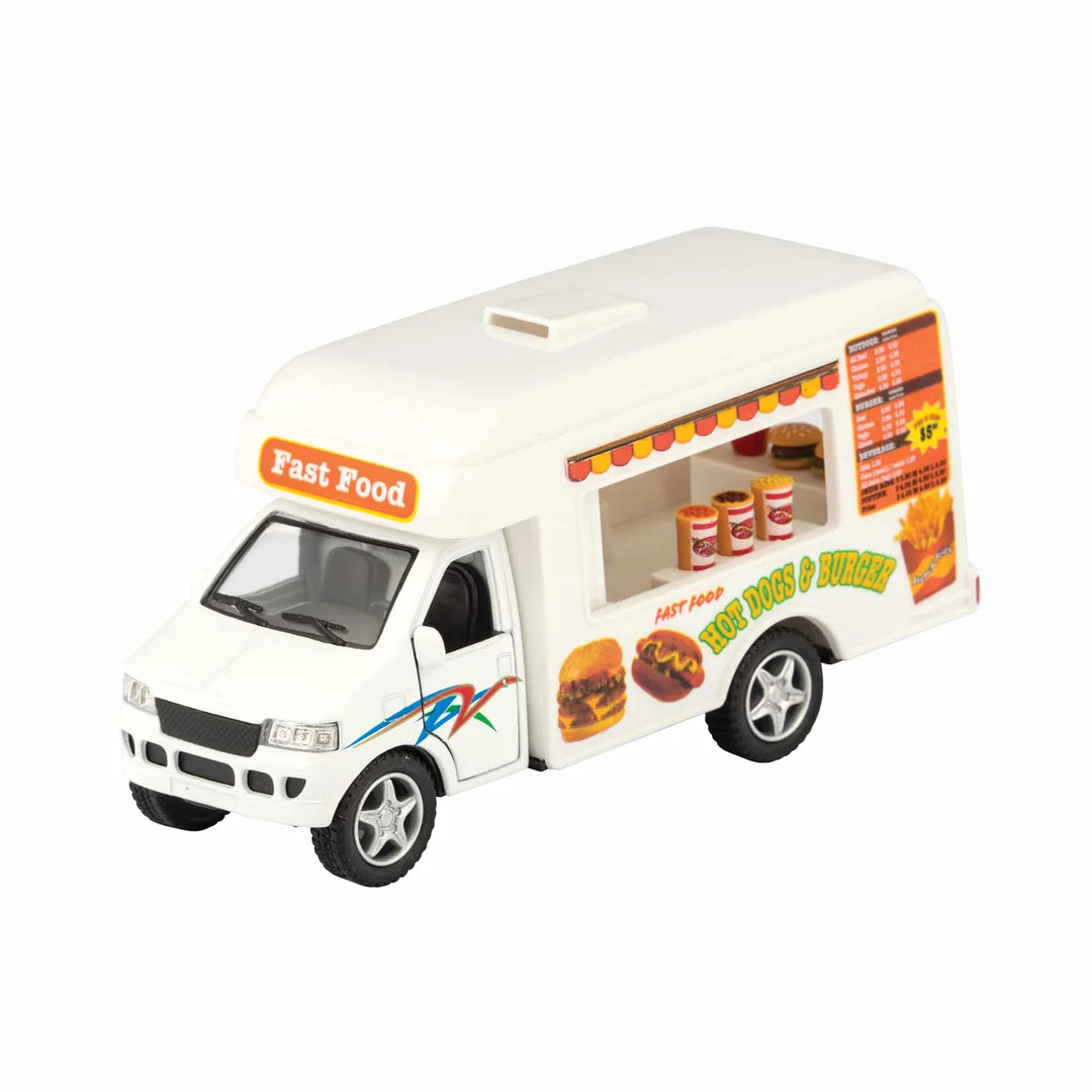 Diecast Food Trucks - Ice Cream Truck / Fast Food Truck (Random Pick) One Per Order