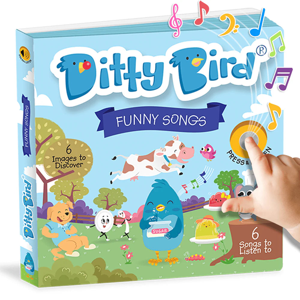 Ditty Bird - Funny Songs - Musical Books for Toddlers