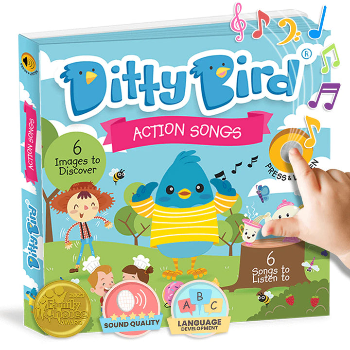 Ditty Bird - Action Songs - Musical Books for Toddlers