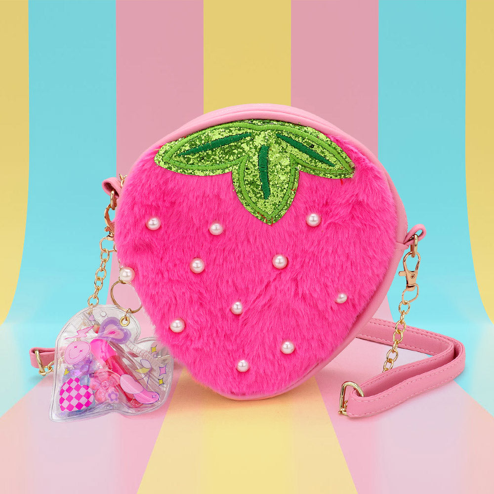 Hot Focus Sweet Heart Strawberry Crossbody Bag