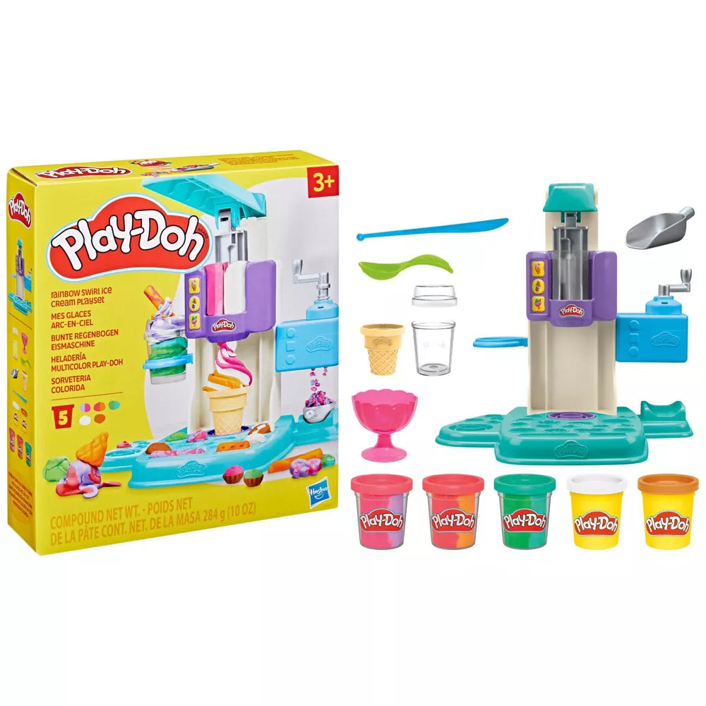 Play-Doh Rainbow Swirl Ice Cream Playset