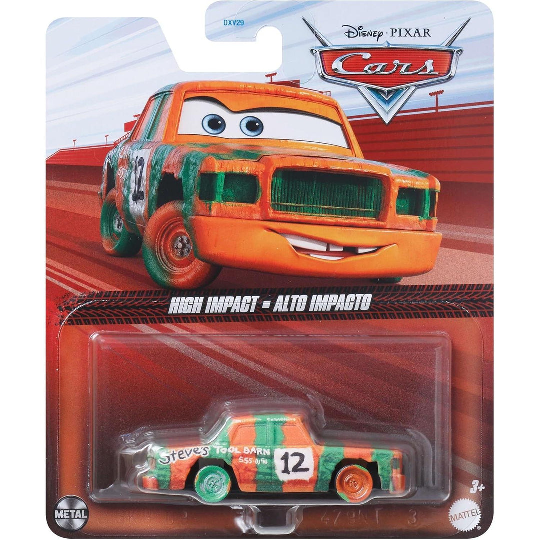 Toy car in packaging with Disney Pixar Cars branding