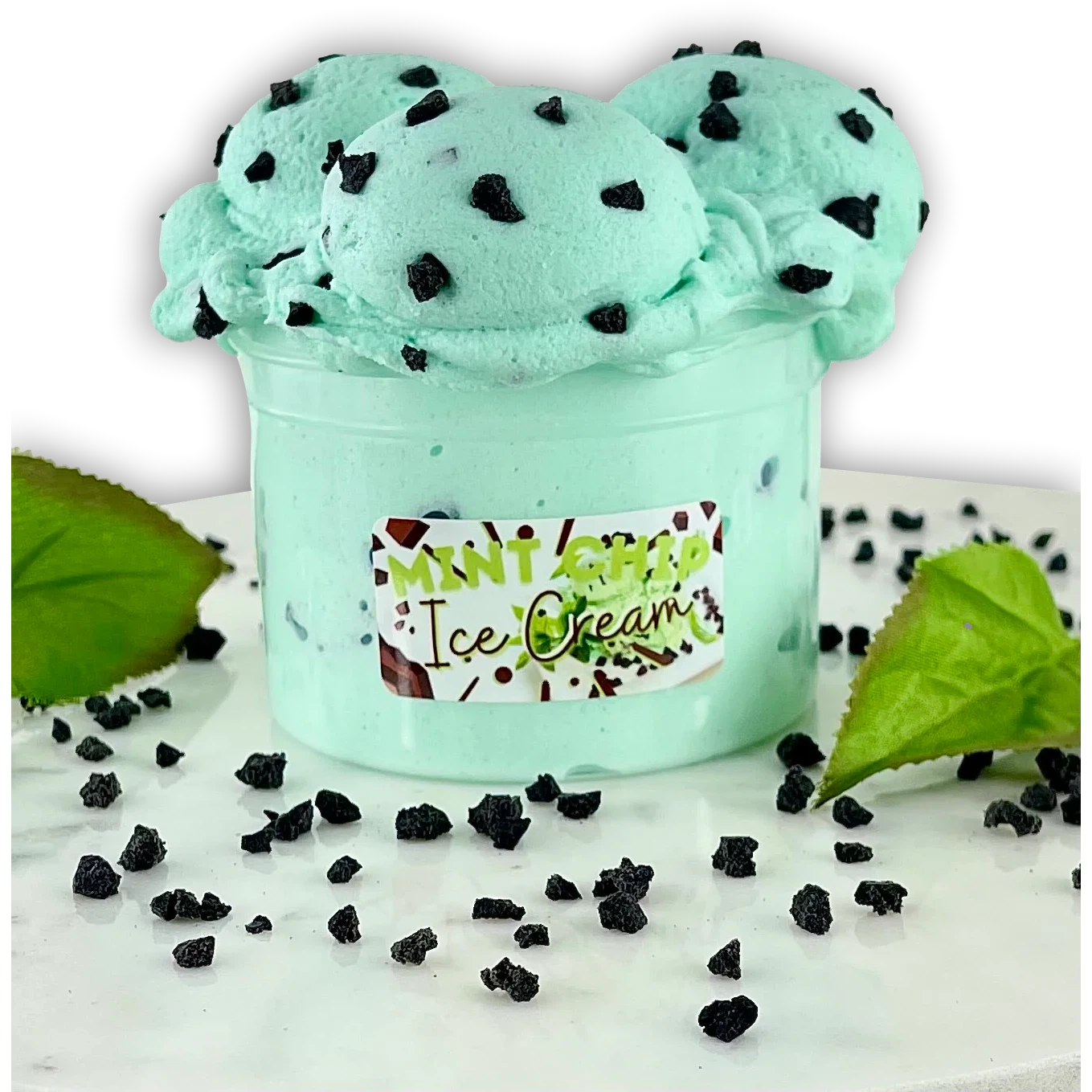 DopeSlimes Mint Chip Ice Cream Slime 8oz