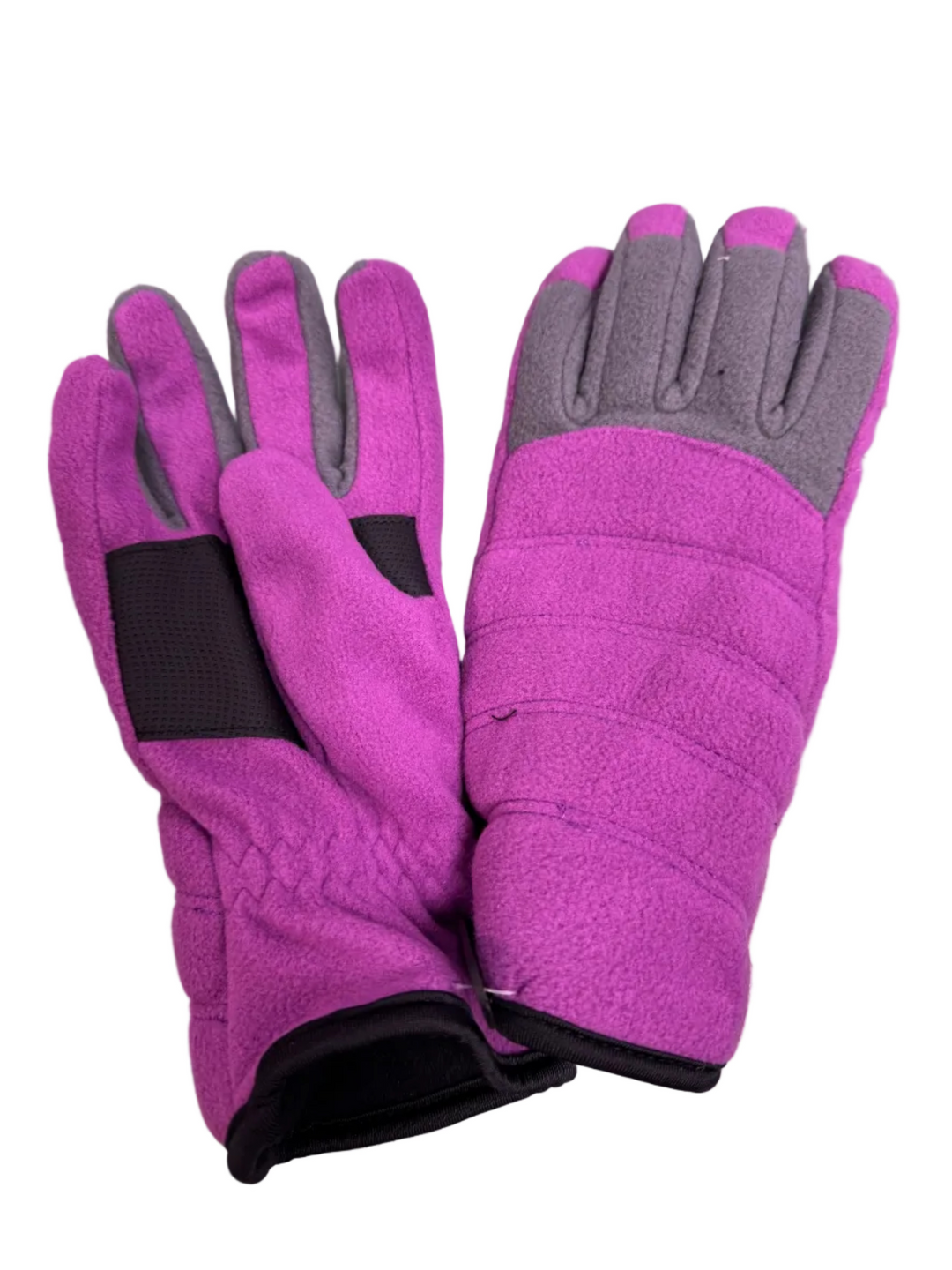 Grand Sierra Girls Microfleece 2-Tone Gloves Size 7-16