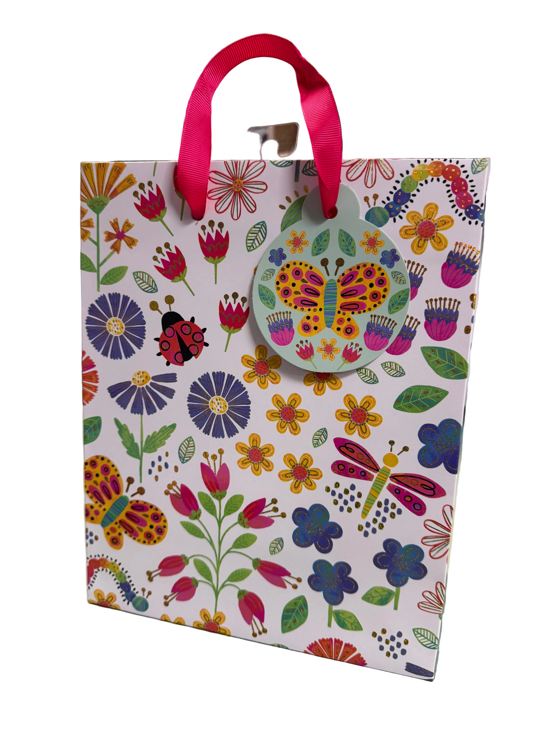 Bloom & Bugs Gift Bag 8" x 10" x 4"