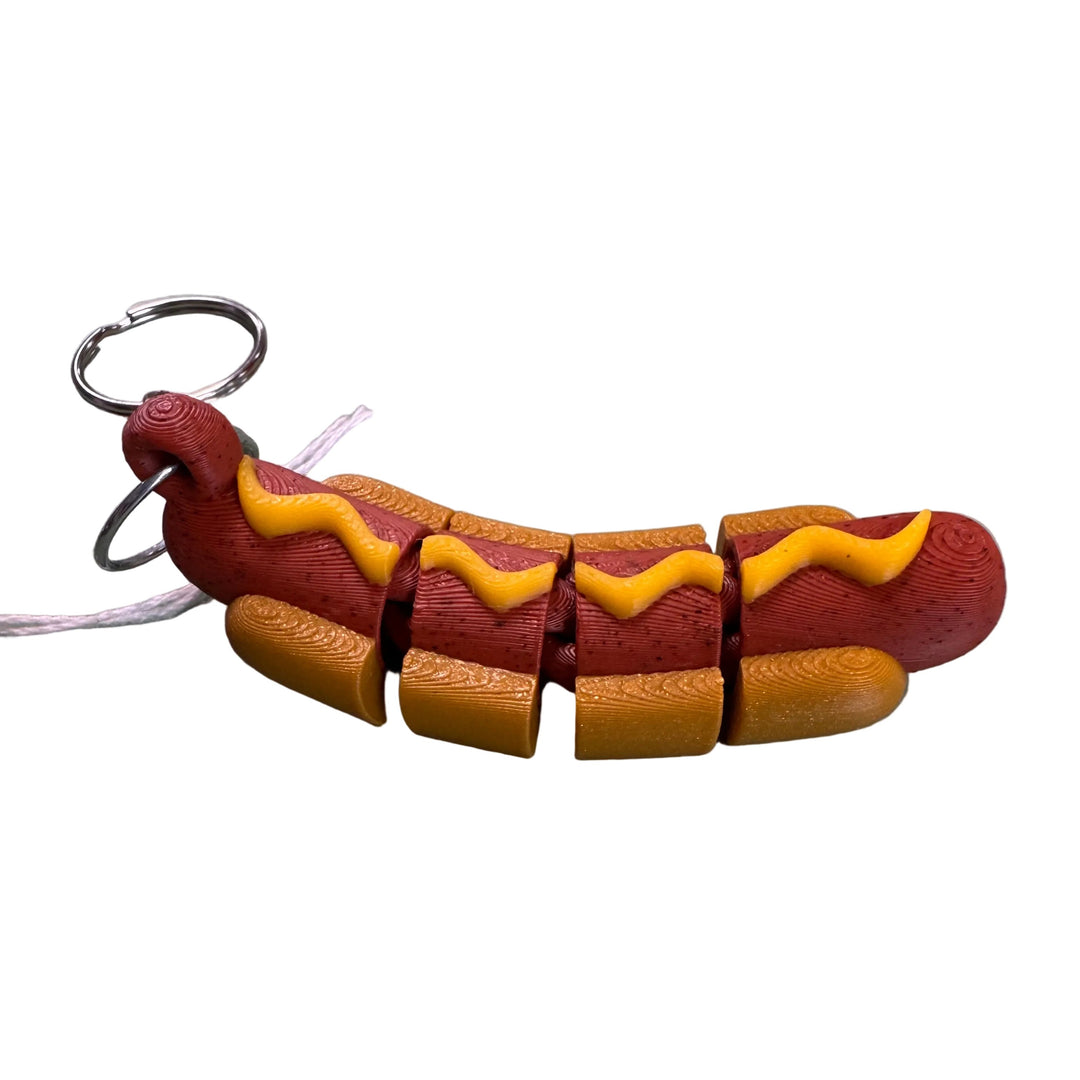 I Love NY Food Keychains