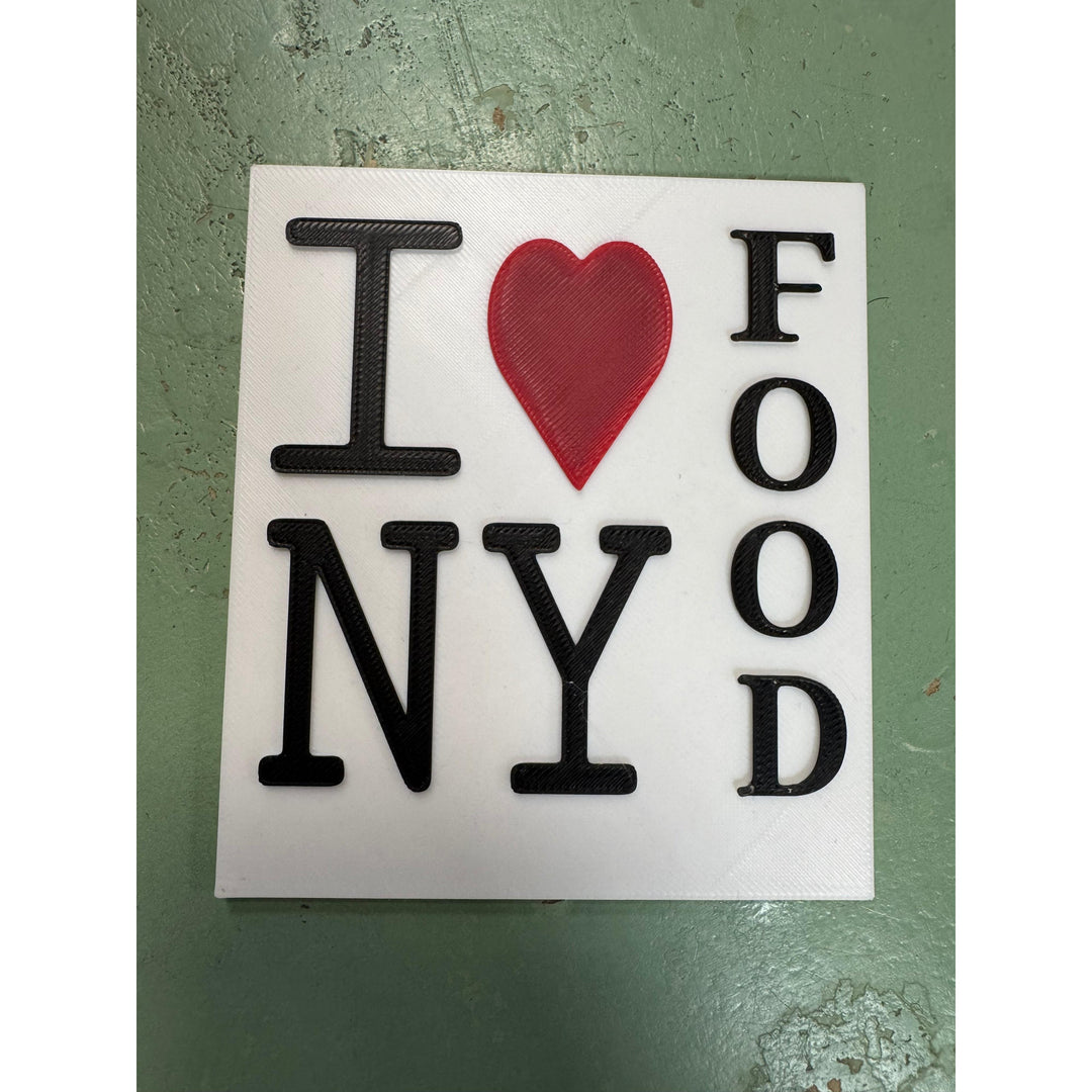 I Love NY Food Keychains