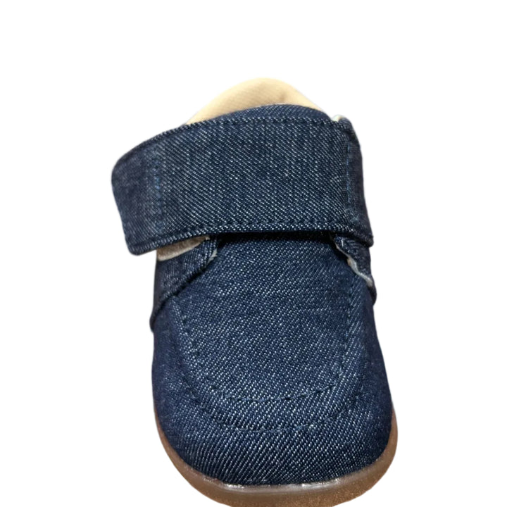 navy first walker with large velcro strap