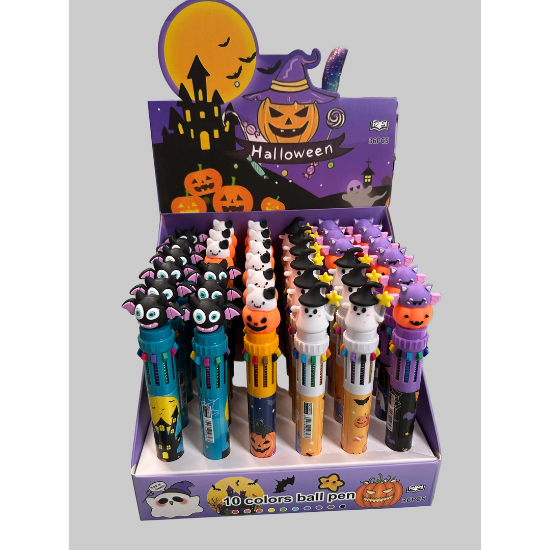 Halloween 10-in-1 Multicolor Ballpoint Pen-1 PER ORDER