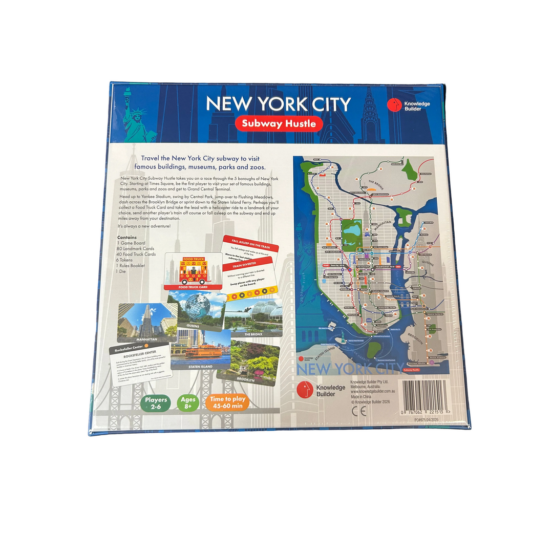 New York City Subway Hustle Board Game
