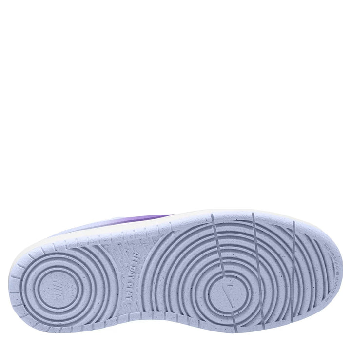 Nike Court Borough Low Big Kid Palest Purple White Action Grape view 4