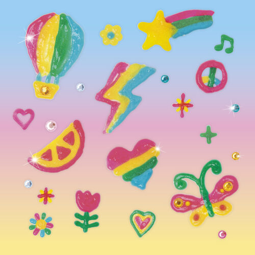 Klutz Paint & Peel Jelly Stickers Glitter Goals