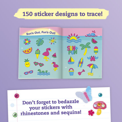 Klutz Paint & Peel Jelly Stickers Glitter Goals