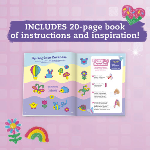 Klutz Paint & Peel Jelly Stickers Glitter Goals