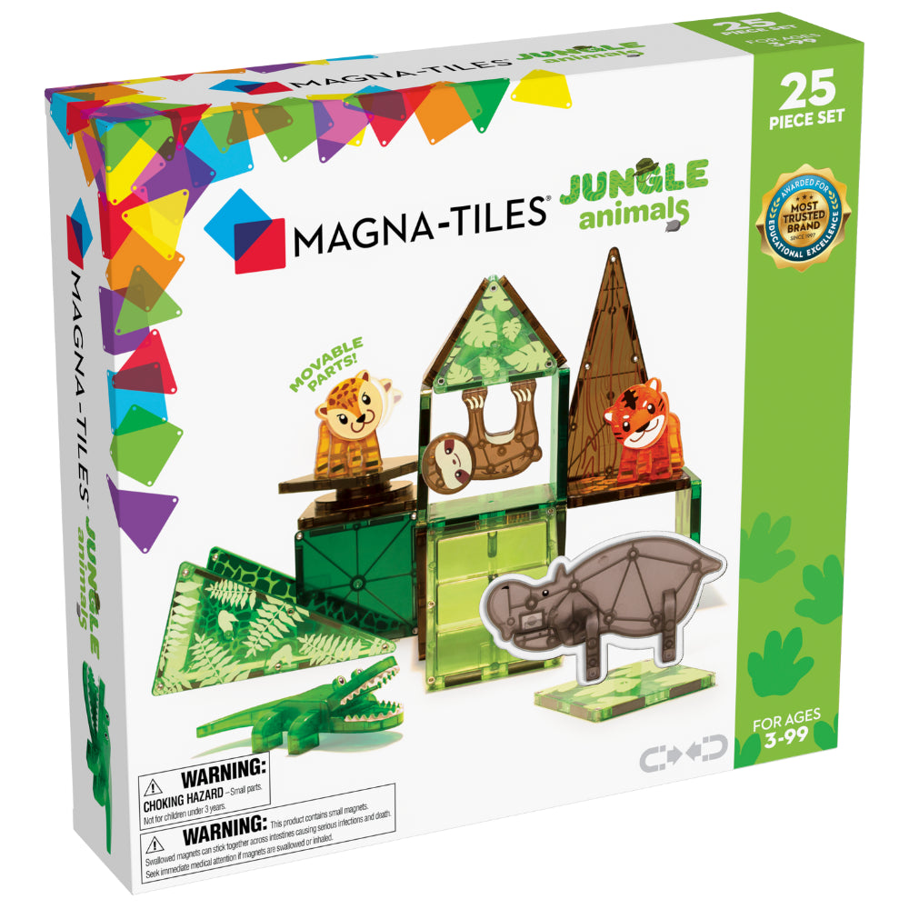 MAGNA-TILES® Jungle Animals 25-Piece Set