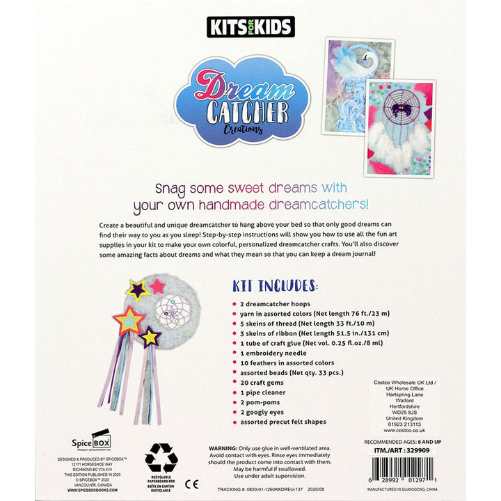 SpiceBox Kits for Kids Dreamcatcher Creations