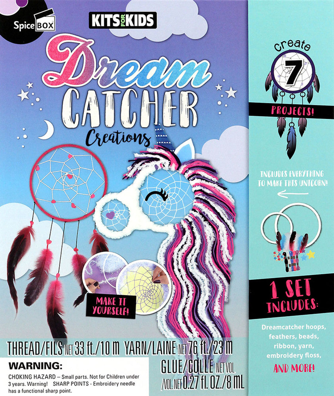 SpiceBox Kits for Kids Dreamcatcher Creations