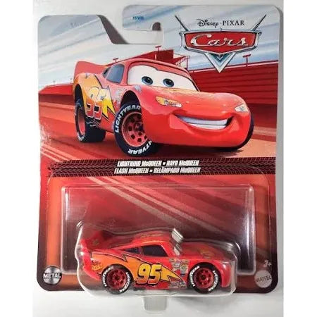 Disney Pixar Cars toy car in packaging with Lightning McQueen design