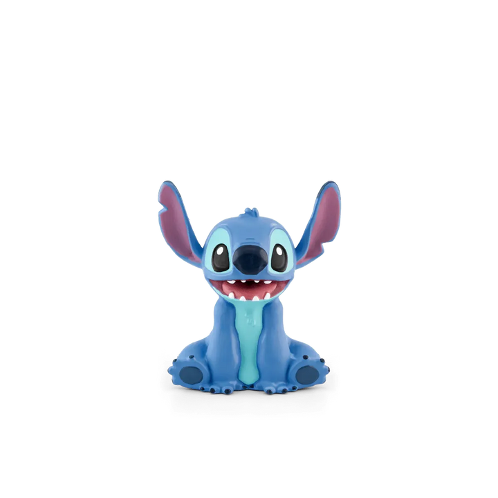 Blue cartoon character figurine on a white background