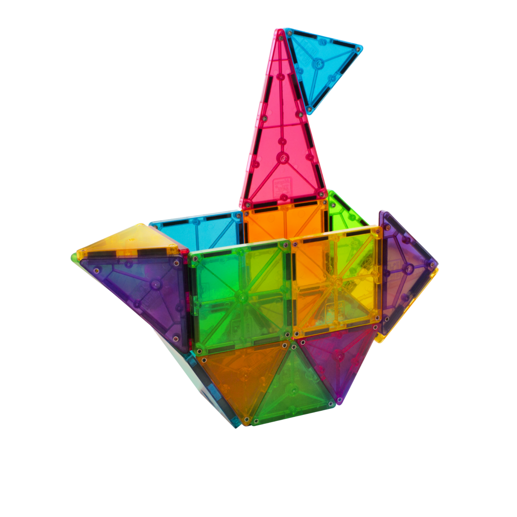 Magna-Tiles® Clear Colors 32 Piece Set