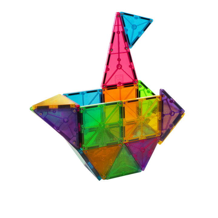 Magna-Tiles® Clear Colors 32 Piece Set