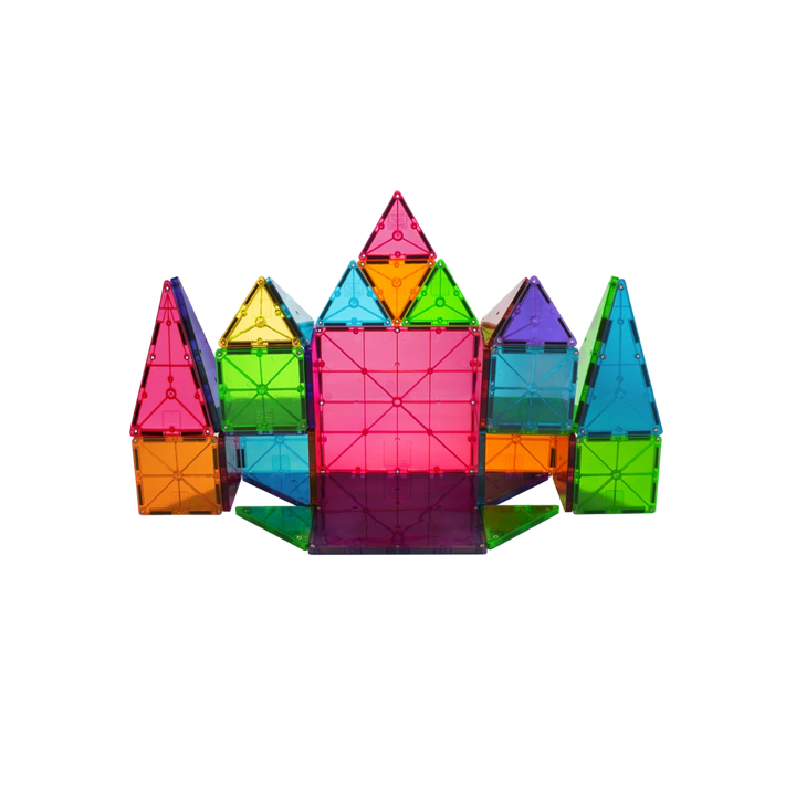 Magna-Tiles® Clear Colors 32 Piece Set