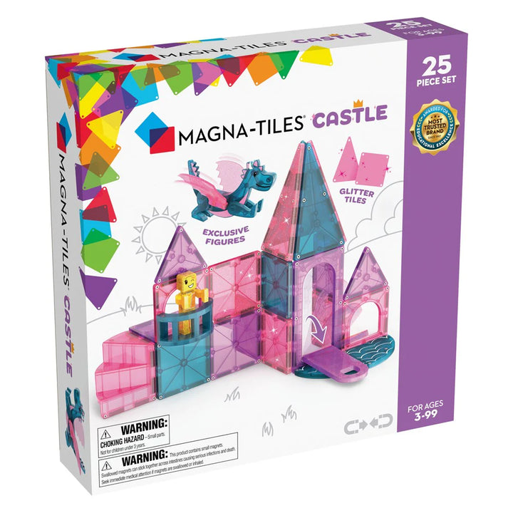 MAGNA-TILES Castle 25-Piece Magnetic Construction Set
