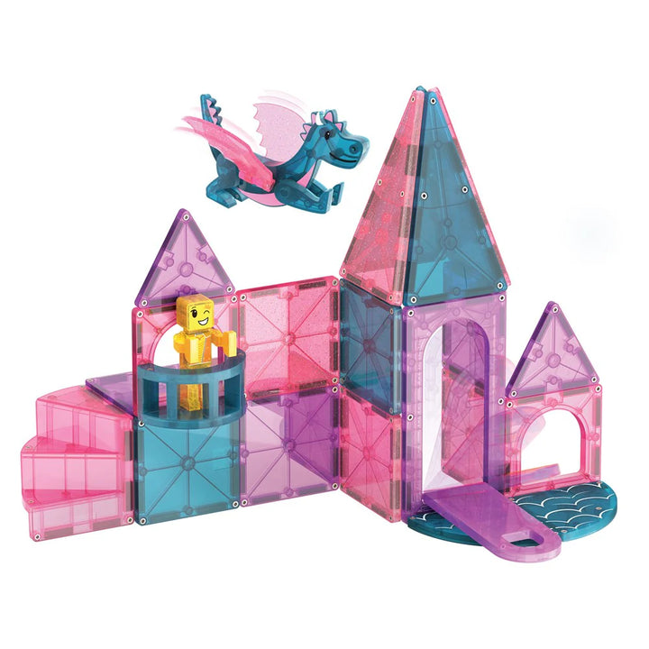MAGNA-TILES Castle 25-Piece Magnetic Construction Set