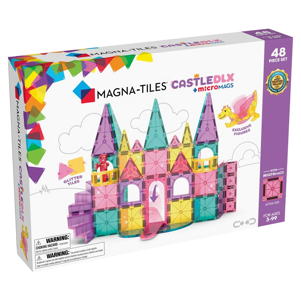MAGNA-TILES Castle 25-Piece Magnetic Construction Set