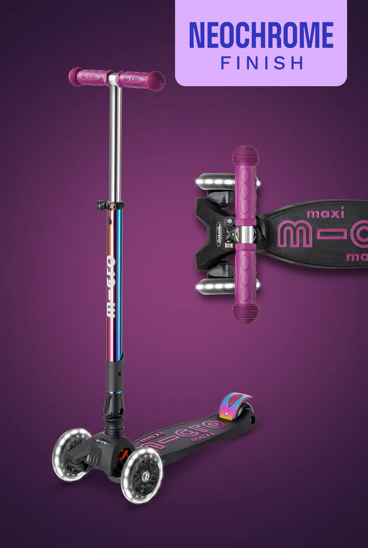 Maxi Foldable LED Scooter for Kids (Ages 5–12)