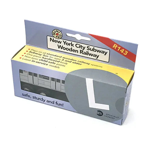 New York City Subway Wooden Railway by Munipals