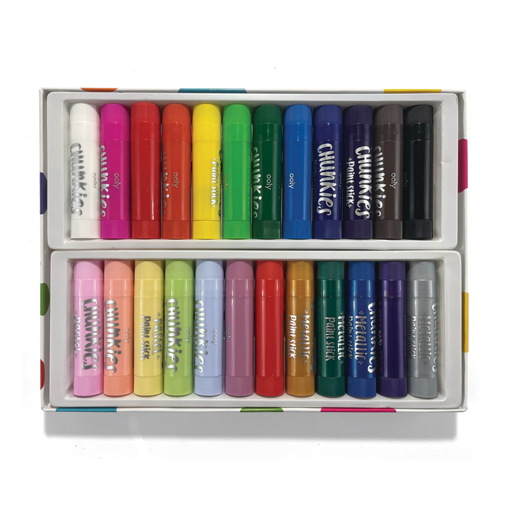 OOLY Chunkies Paint Sticks Variety Pack – Set of 24