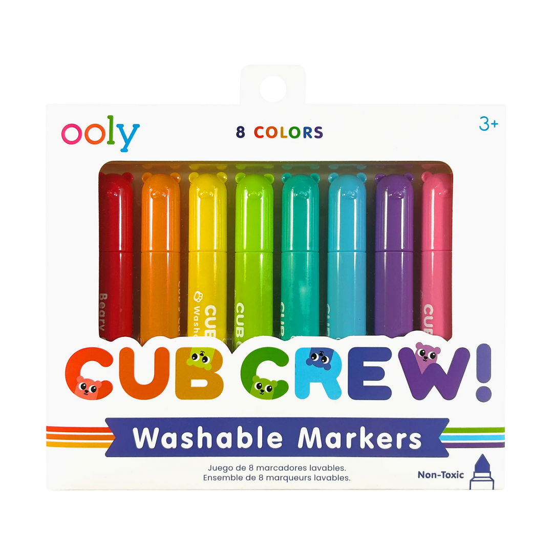 OOLY Cub Crew Washable Markers – Set of 8