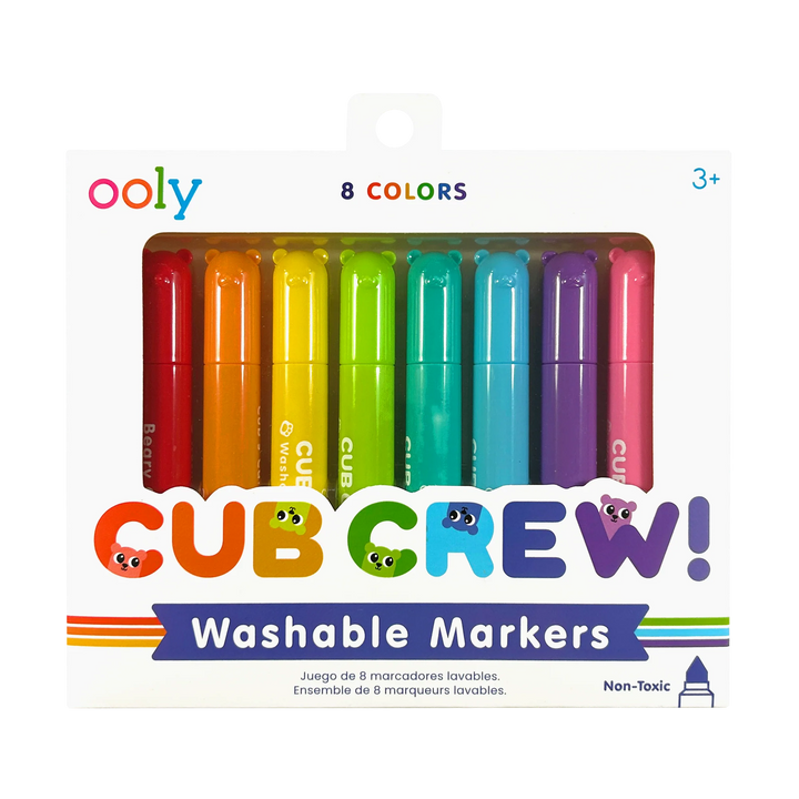 OOLY Cub Crew Washable Markers – Set of 8